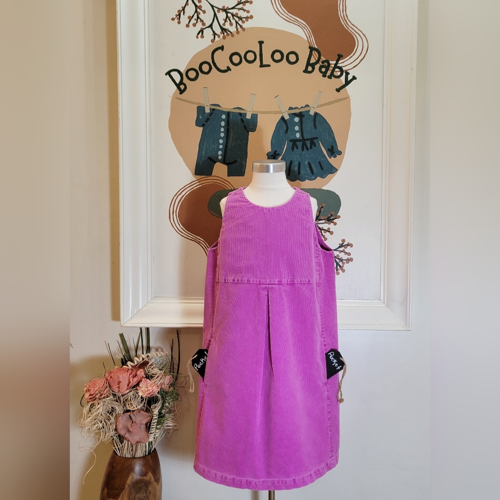 Crewcuts Purple Corduroy Dress